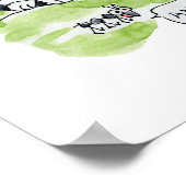 Fühlen Sie sich gut Cartoon Tiere Poster (Ecke)