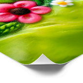 Fühlen Sie sich in einem blühenden Garten mit Bien Poster (Ecke)