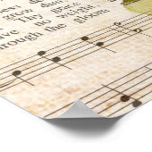 Fühlen Sie sich in mir fruchtbares Glaubensplakat Poster (Ecke)