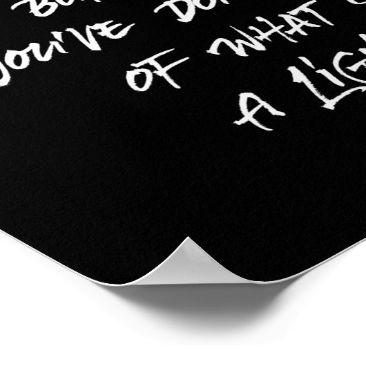 Fühlen Sie sich müde Poster (Ecke)