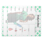 Fühlen Sie sich nicht selbst _ Woche auf einen Bli Notizblock (Vorderseite)