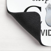 Fühlen Sie sich sicher heute Abend! Mousepad (Ecke)