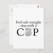 Fühlen Sie sich sicher heute Abend! Postkarte (Vorne/Hinten)