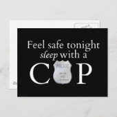 Fühlen Sie sich sicher heute Abend! Postkarte (Vorne/Hinten)