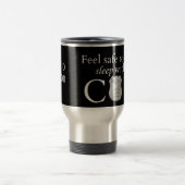 Fühlen Sie sich sicher heute Abend! Reisebecher (Mittel)