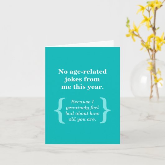 Fühlen Sie sich wirklich schlecht darüber, wie alt Karte (Gelbe Blume)