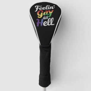 Fühlen uns verdammt schwul LGBT Stolz Golf Headcover