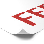 Fühlen wie ein Ninja Poster (Ecke)