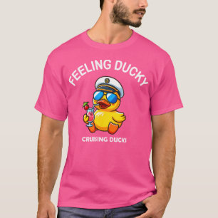 Fühlende Enten-Kreuzfahrtschiff-Kreuzfahrtenten-Gu T-Shirt