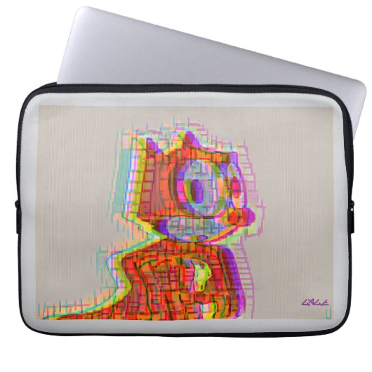 Fühlende Phelix Laptopschutzhülle (Vorderseite)