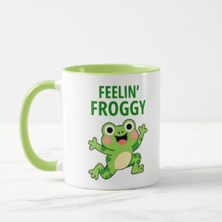 Fühlender Frosch Tasse