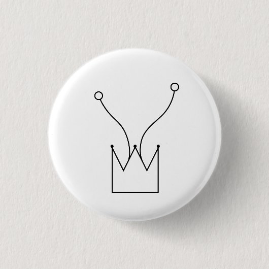 Fühler u. Kronen-Button Button (Vorderseite)