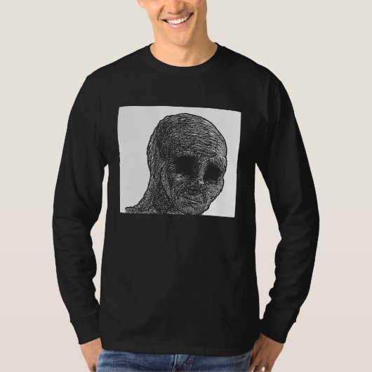 Fühlt Guy Wojak Meme Doomer  1 T-Shirt (Vorderseite)