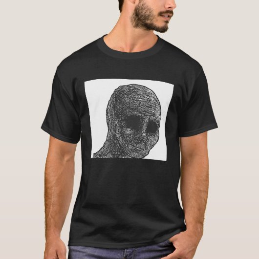Fühlt Guy Wojak Meme Doomer 1 T-Shirt (Vorderseite)