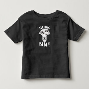 Fühlt sich Blah Nosferatu Vampir in Weiß Kleinkind T-shirt