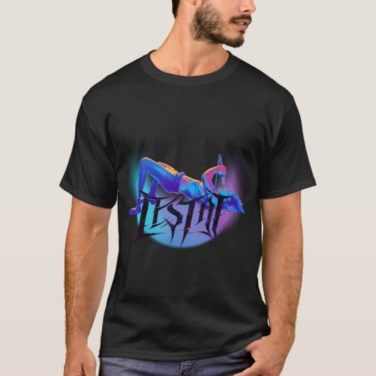 Fühlt sich blau T-Shirt (Vorderseite)