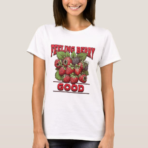Fühlt sich gut an, Beeren-Vintage-Steinobst T-Shirt