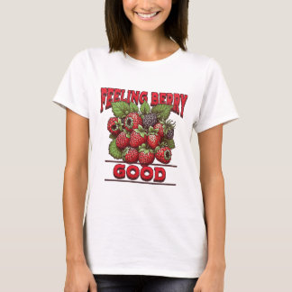 Fühlt sich gut an, Beeren-Vintage-Steinobst T-Shirt