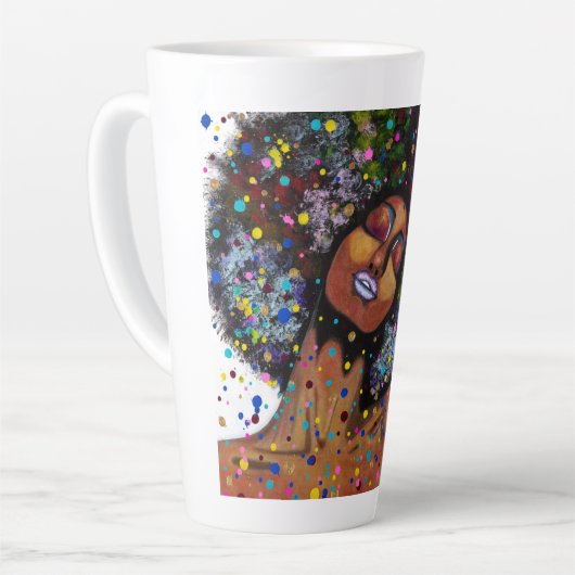 Fühlt sich gut - Latte Tasse (Linke Ecke)