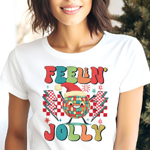 Fühlt sich jolly retro nach Weihnachten an Tri-Blend Shirt