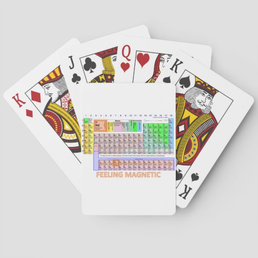 Fühlt sich magnetisch an spielkarten (Rückseite)