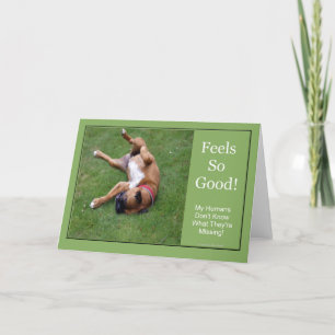 Fühlt sich so gut Grußkarte Karte