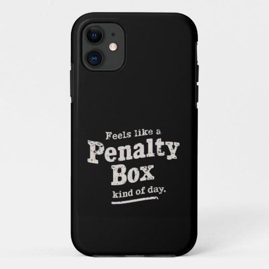 Fühlt sich wie ein Penalty Box Day Hockey Player Case-Mate iPhone Hülle (Rückseite)