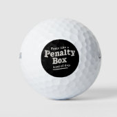 Fühlt sich wie ein Penalty Box Day Hockey Player Golfball (Vorderseite)