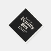 Fühlt sich wie ein Penalty Box Day Hockey Player Serviette (Ecke)