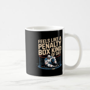Fühlt sich wie eine Strafbox an Funny Hockey  Kaffeetasse