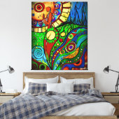 Fühlt sich wie Frühling (überzogene Canvas) Leinwanddruck (Insitu (Schlafzimmer))