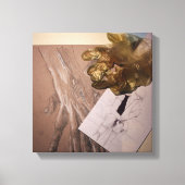 Fühlt sich wie seltsame oder Wartend Leinwand Zeic (Vorderseite)