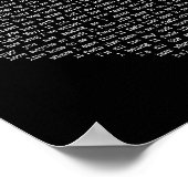 Fühlt sich wie Zuhause Black Heart Song Lyric Prin Poster (Ecke)