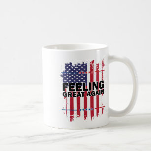 Fühlt sich wieder großartig Trump 2024 Amerikanisc Kaffeetasse