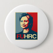 FUHRC - Anti-Hillary Poster - - Anti-Hillary - Button (Vorderseite)