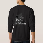 Führe das Rudel Alpha Wolf T-Shirt Sweatshirt (Rückseite)