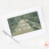 Führe mich bei meinem Zitat durch Rechteckiger Aufkleber (Umschlag)