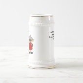 Führe mich nicht in Versuchung Spaß Bierglas (Mittel)