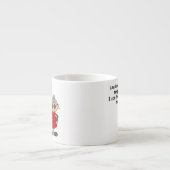 Führe mich nicht in Versuchung Spaß Espressotasse (Vorderseite)