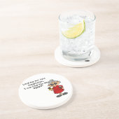 Führe mich nicht in Versuchung Spaß Getränkeuntersetzer (Seite)