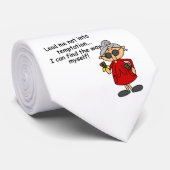 Führe mich nicht in Versuchung Spaß Krawatte (Gerollt)