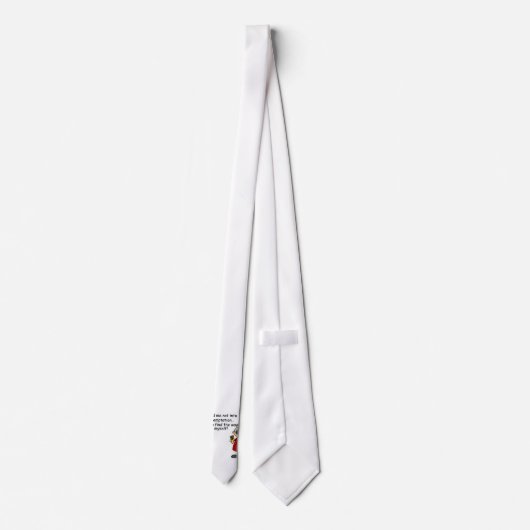 Führe mich nicht in Versuchung Spaß Krawatte (Rückseite)