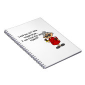 Führe mich nicht in Versuchung Spaß Notizblock (Rechte Seite)