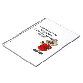 Führe mich nicht in Versuchung Spaß Notizblock (Linke Seite)