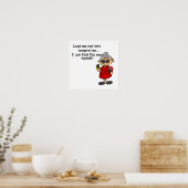 Führe mich nicht in Versuchung Spaß Poster (Küche)