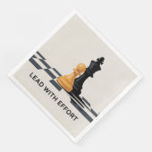 Führe mit Einsatz Serviette (Ecke)