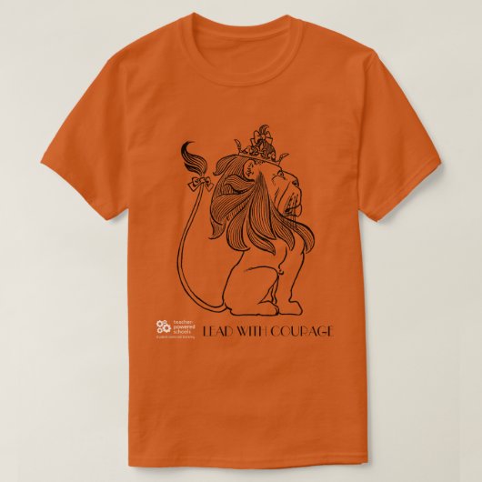 Führe mit Mut T-Shirt (Design vorne)