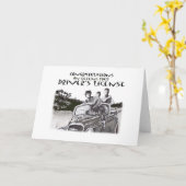 Führen der Fahrprüfung, Glückwünsche Karte (Gelbe Blume)