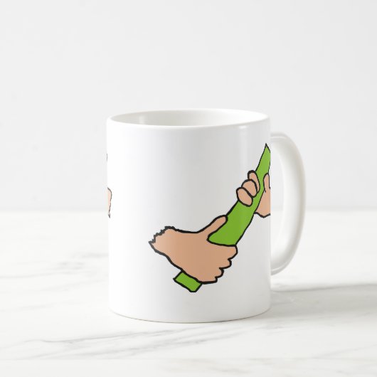 Führen des Taktstocks Kaffeetasse (VorderseiteRechts)