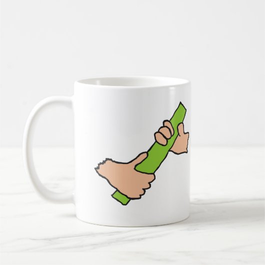 Führen des Taktstocks Kaffeetasse (Links)